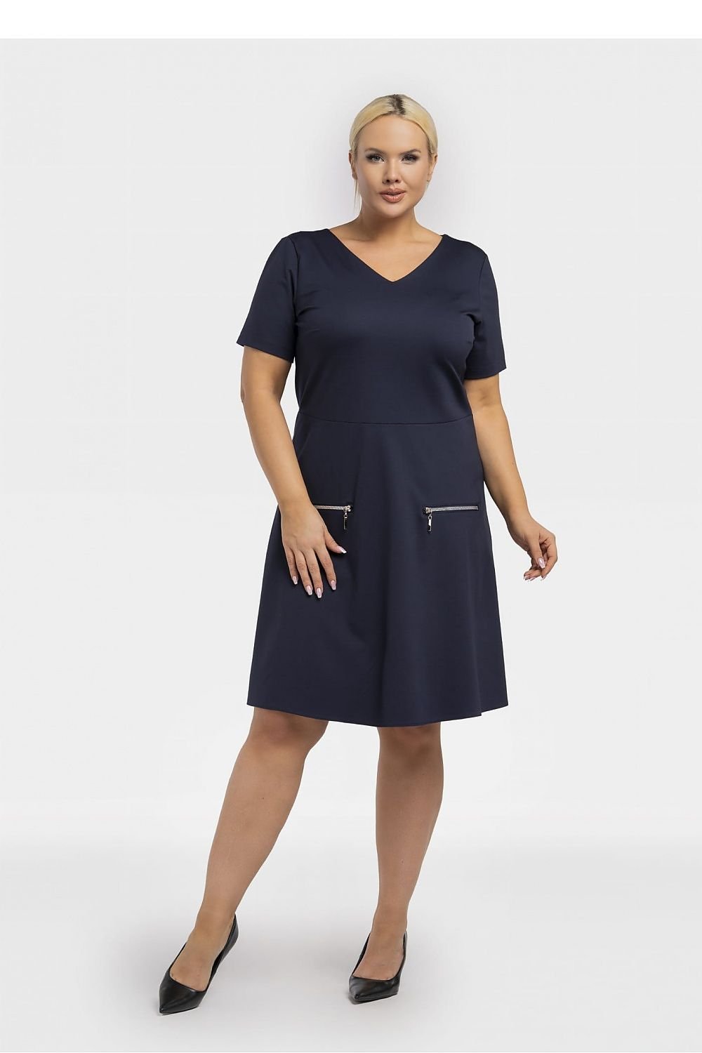 Plus size jurk