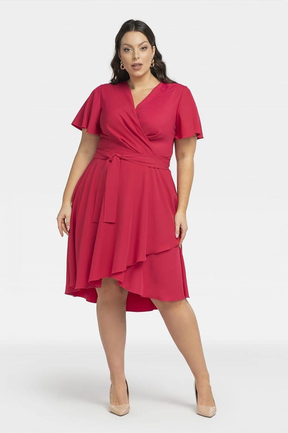 Plus size jurk