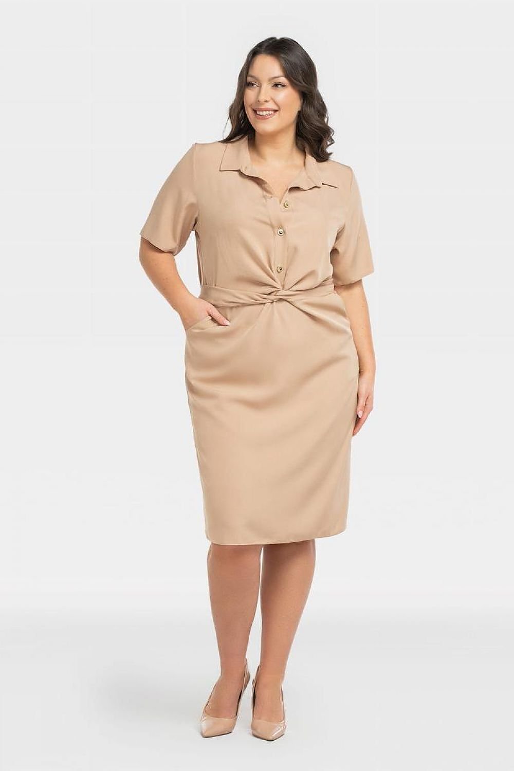 Plus size jurk